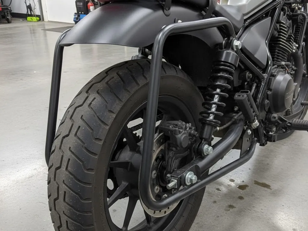 レブル250の積載と荷物、サイドバッグ問題解決!イメージ